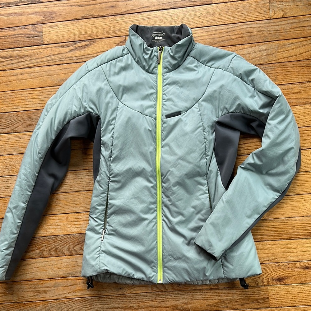 Women's Gray and Light Blue Arc’teryx Jacket